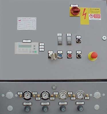 ELECTRIC AND PNEMATICAL CONTROL PANEL